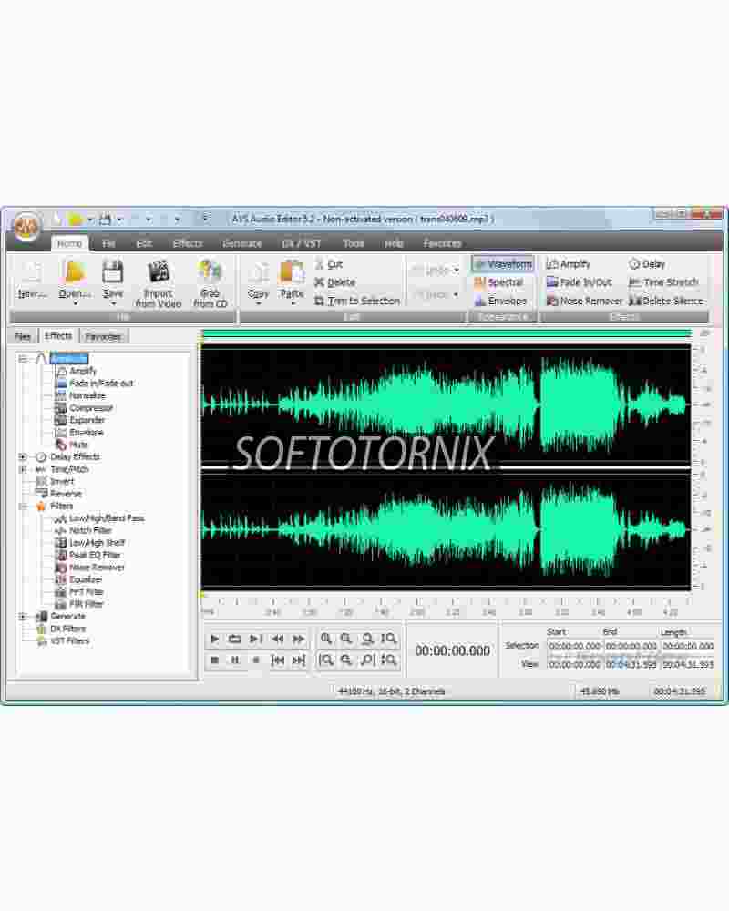 AVS Audio Editor 10.4.2.571 for apple instal free